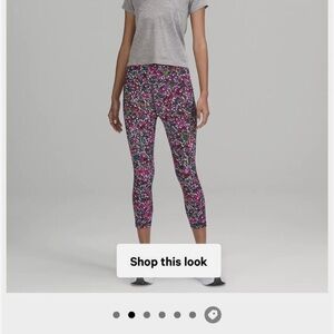 NWT Lululemon Swift & Speed High-Rise Crop 21" Size 2